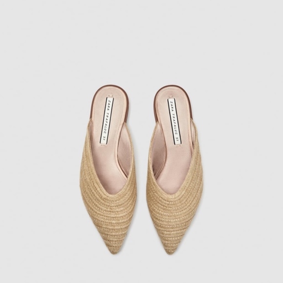 zara pointed mules
